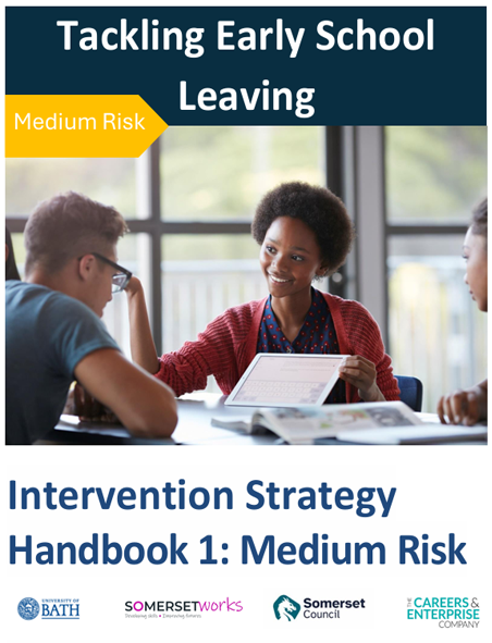 Link to intervention strategies handbook; medium risk.